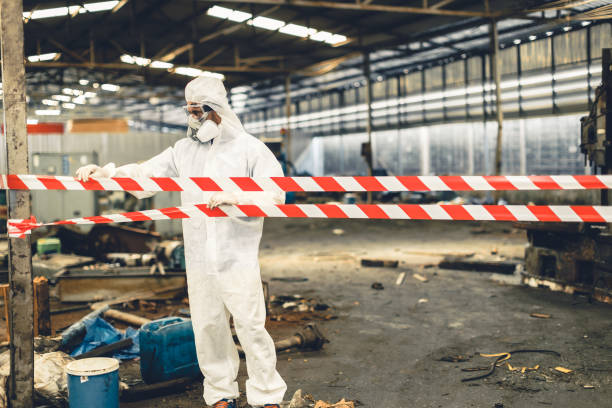 Professional Biohazard technician working in Ocean Beach, NY